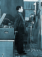 И.С Брук во время наладки М-2